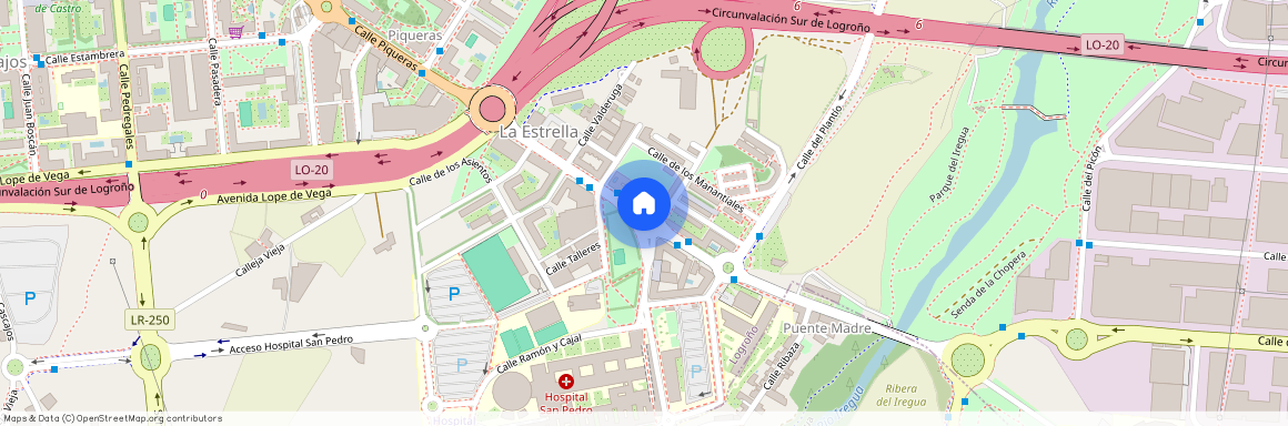 Cascajos - Piqueras, Logroño