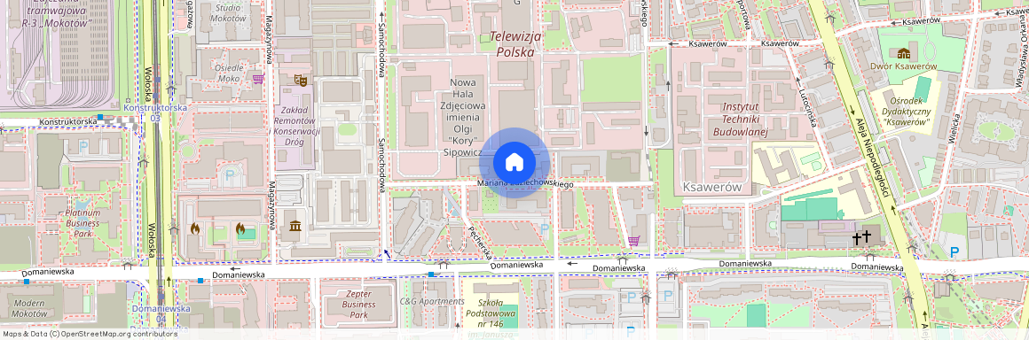 ul. Mariana Zdziechowskiego, Ksawerów, Mokotów, Warszawa, mazowieckie