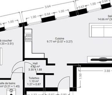 Appartement te huur in Verviers voor € 500 met 1 slaapkamer - Photo 6