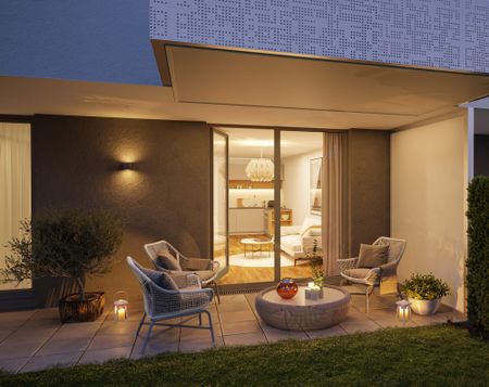 Vollmöblierte 2- Zimmer-Wohn-Oase mit Terrasse und Klimaanlage (1. Monat mietfrei) - Foto 4