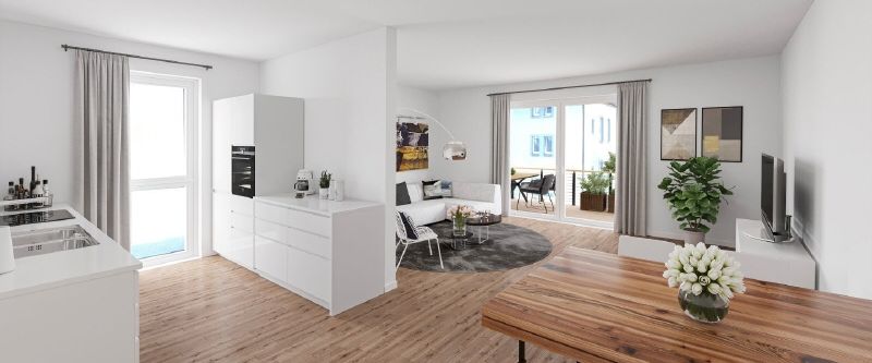 GROSSZÜGIGE 2-ZIMMER-ERDGESCHOSS-WOHNUNG IM ZENTRUM VON RAVENSBURG - Foto 1