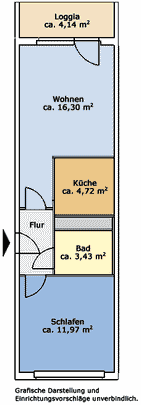 2-Raum-Wohnung in Chemnitz Kappel - Foto 1