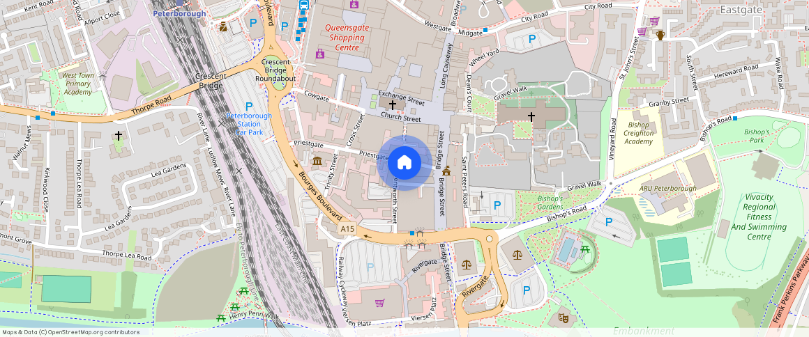 Room 4 Ft **, Priestgate, Peterborough, PE1 1JL, PE1, Peterborough