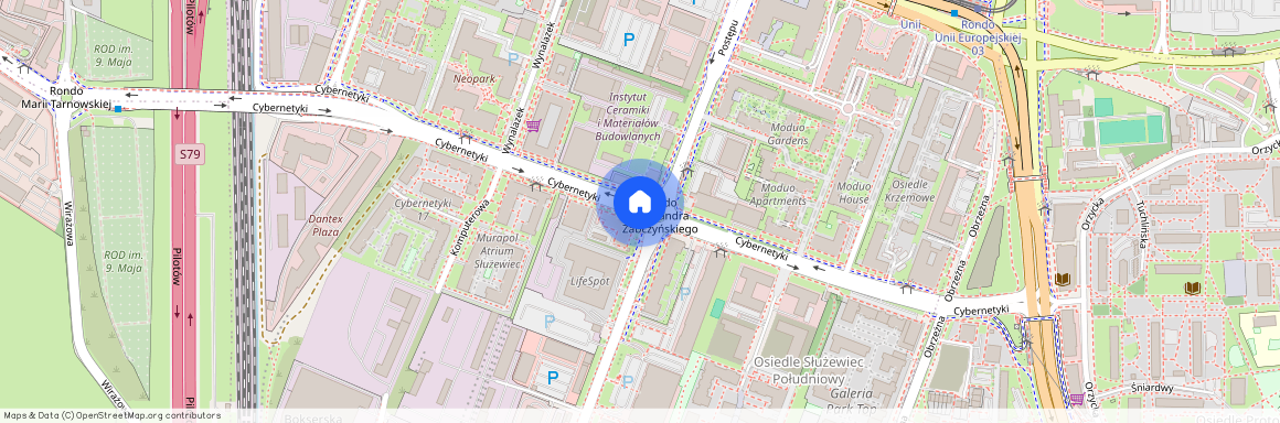 ul. Cybernetyki, Służewiec, Mokotów, Warszawa, mazowieckie