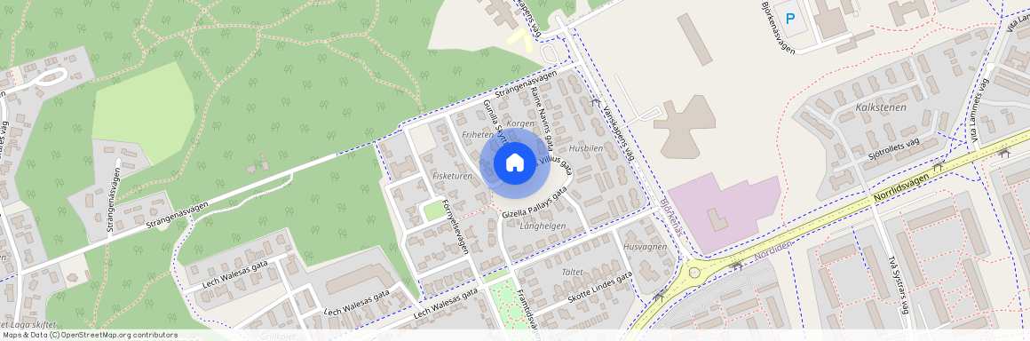 Hans villius Gata, Kalmar