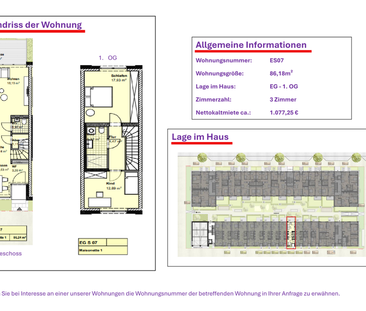 Schöne 3 Zimmer Maisonette in Wolfsburg zu vermieten - ERSTBEZUG - Photo 5