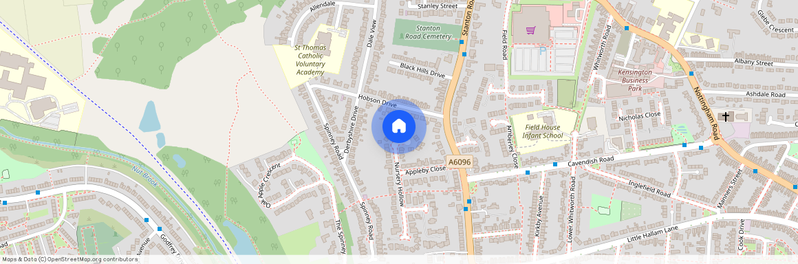 3 Bed Bungalow – Nursery Hollow, Ilkeston, Derbyshire, DE7 4LQ. £1150 PCM