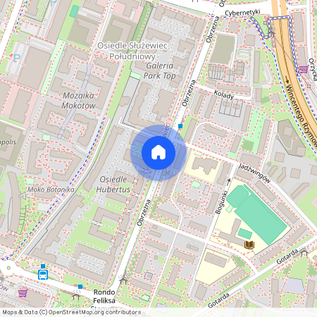 ul. Obrzeżna, Służewiec, Mokotów, Warszawa, mazowieckie