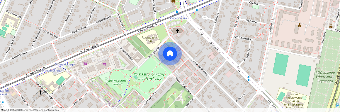 ul. Józefa Sowińskiego, Pogodno, Grunwald, Poznań, wielkopolskie