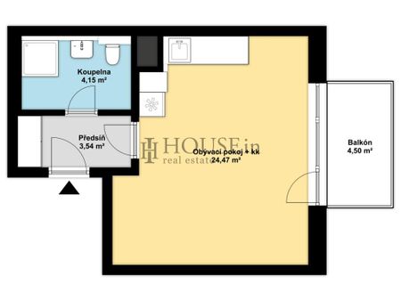 Pronájem bytu 1+kk 32 m2 - Photo 2