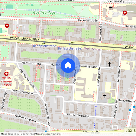 Hansteinstraße 7, 34121, Kassel