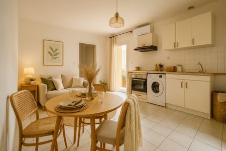 Type 3 Les Milles terrasse 1060 euros - Photo 2