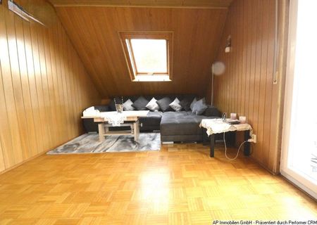 HECHTSHEIM - Der Klassiker: 2 Zimmer, Küche, Bad, Balkon im Dachgeschoss - Foto 2