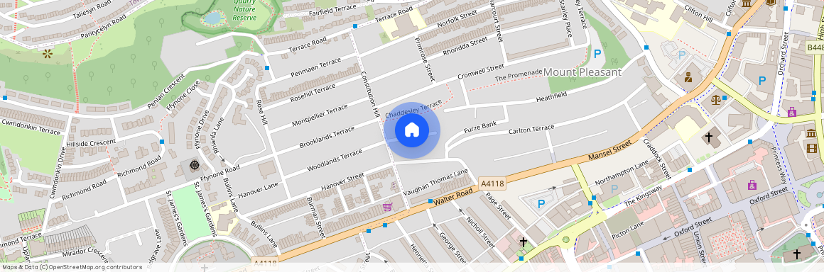 Oaklands Terrace, City Centre, Swansea