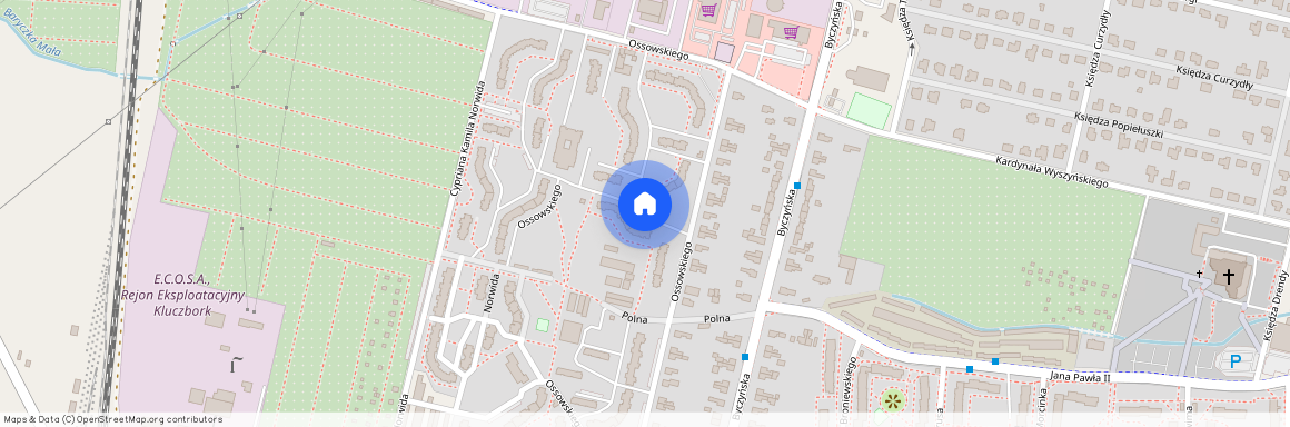 ul. Ossowskiego, Kluczbork, Kluczbork, kluczborski, opolskie