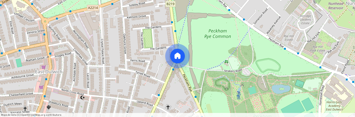 Peckham Rye, East Dulwich, London, SE22