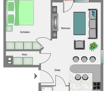 2-Zimmer Wohnung mit TG und neuer Einbauküche - Photo 2