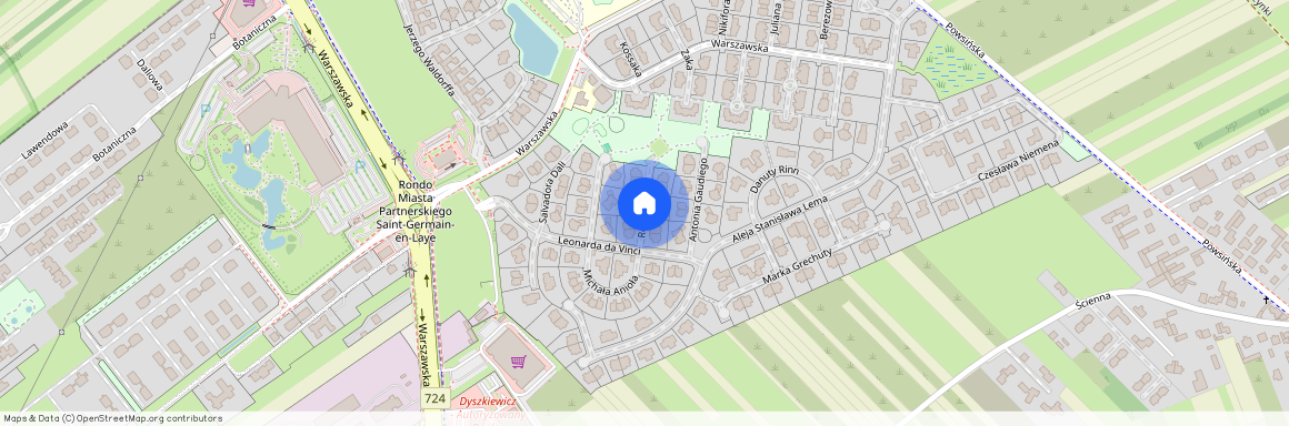 Piaseczyński, Konstancin-Jeziorna, Bielawa, Rembrandta