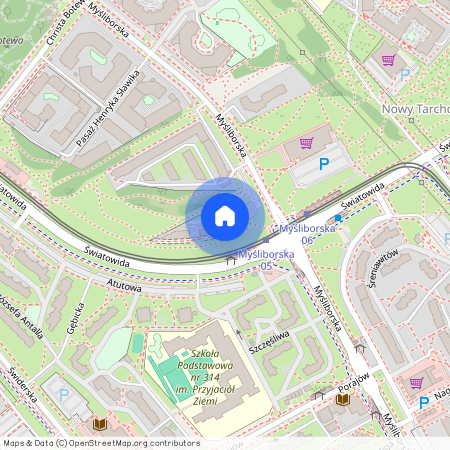 ul. Atutowa, Tarchomin, Białołęka, Warszawa, mazowieckie