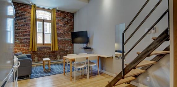 Loft entièrement meublé à louer Vieux-Québec septembre 2022 - Photo 2