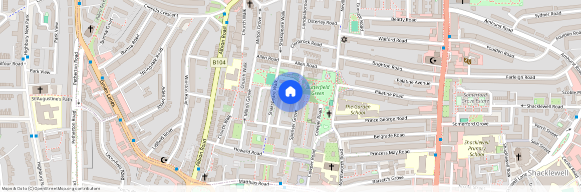 Burns House, N16 8TX