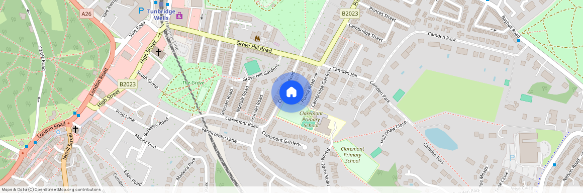 Tunbridge Wells, Claremont Road, TN1 1SY, Kent