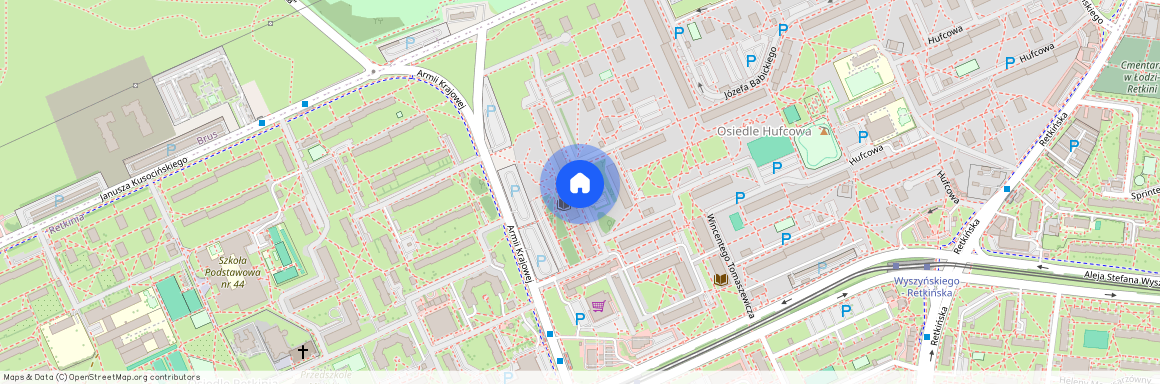 ul. Kostki Napierskiego, Retkinia, Polesie, Łódź, łódzkie