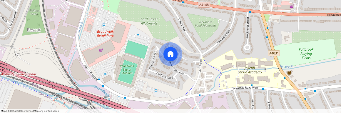 Grand Junction Way, Walsall WS1