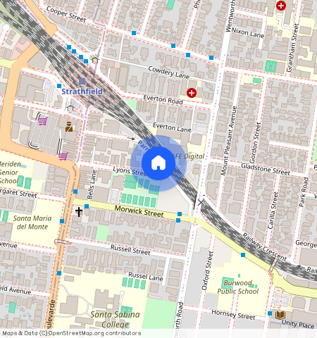 ** Lyons St, Strathfield, Sydney, New South Wales 2135