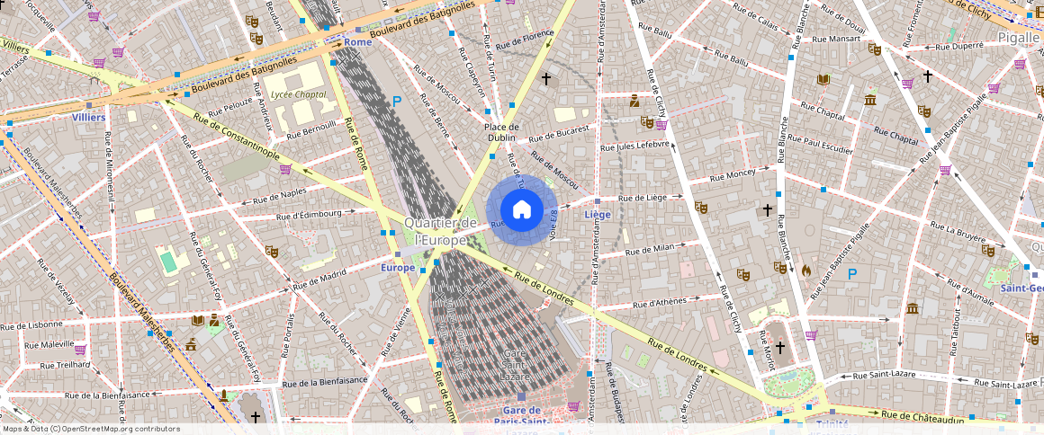 Rue de Liège, 75008, Paris