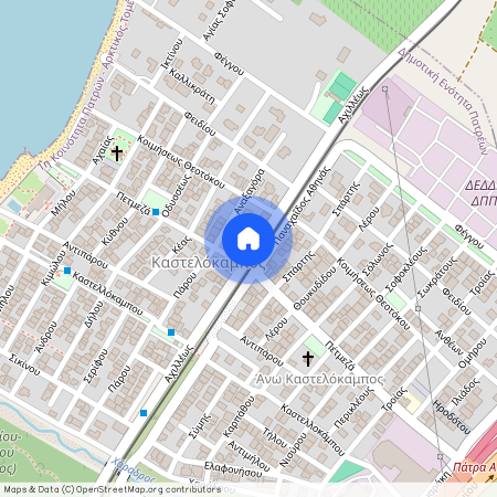 Λέρου 8, 264 42, Πάτρα (264 42), Άνω Καστελόκαμπος (Πάτρα)