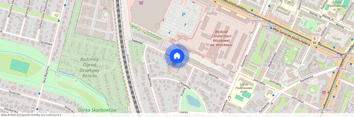 ul. Saperów, Borek, Krzyki, Wrocław, dolnośląskie