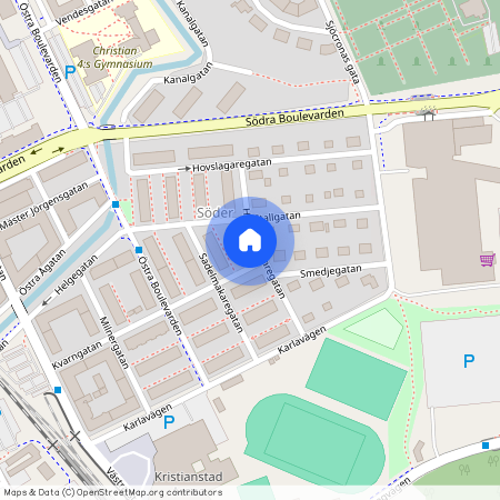 Kristianstad, Skåne, Handskmakaregatan 4 B