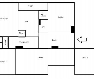 Location Appartement 4 pièces 94m² - Photo 1