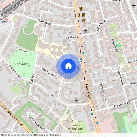 Oak Hill Crescent, Surbiton KT6