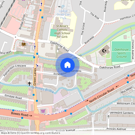 Ecclesbourne Gardens, Palmers Green, N13