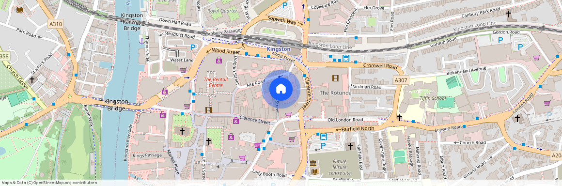 Kingston Upon Thames, 24ACA RM3 Castle Street, KT1 1SS