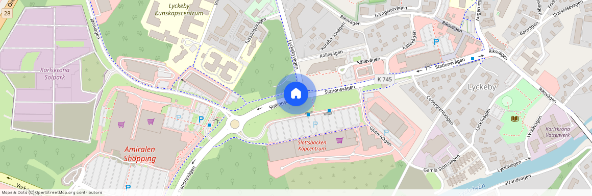 Stationsvägen, Lyckeby