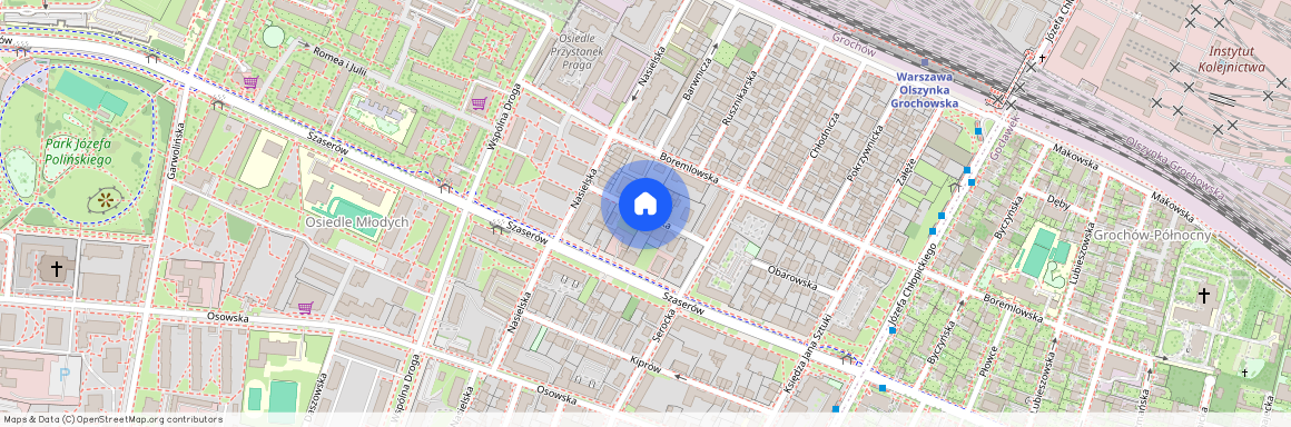 ul. Obarowska, Grochów, Praga-Południe, Warszawa, mazowieckie