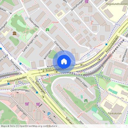 Kruthusbacken, Solna