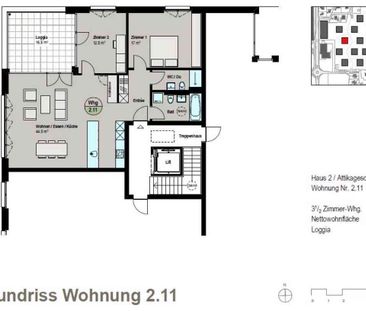 3.5 Zimmer, 90 m², 2. Stock - Photo 6