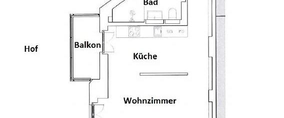 2-Zi-Whg mit Balkon EBK u. AUFZUG (green 44) - Foto 1