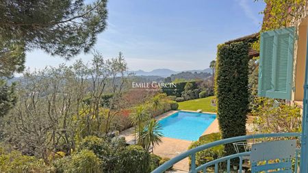 A louer, Mougins Cote d'Azur, villa de 5 chambres doubles, piscine - Photo 2