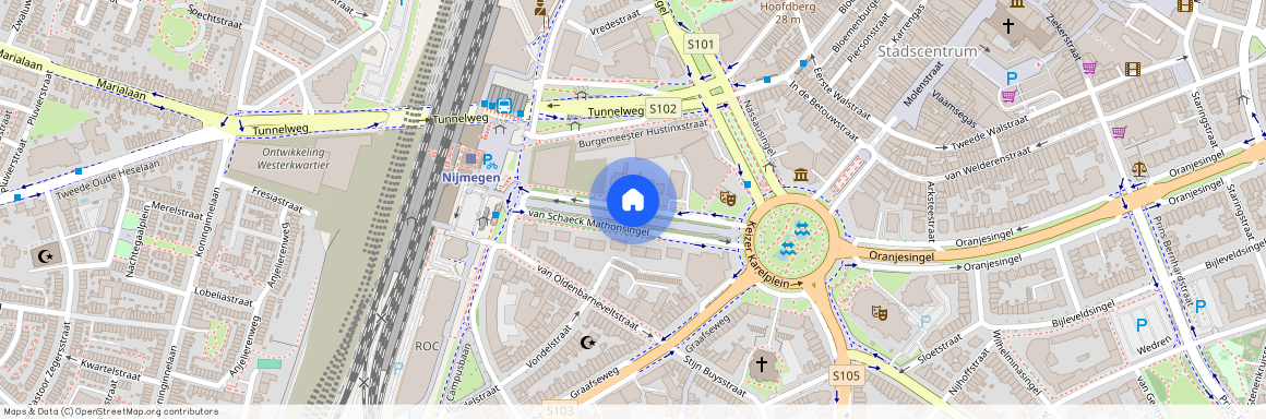 Stadscentrum, 6512 AK, van Schaeck Mathonsingel, Nijmegen