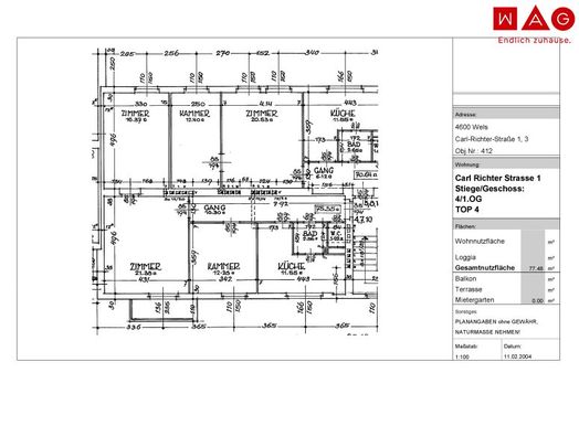 Sonniges Wohnglück in Wels: geräumige 3-Zimmer-Wohnung mit Balkon in bester Lage – ruhig wohnen, zentral leben und einfach wohlfühlen in der Carl-Richter-Straße! Ab sofort verfügbar - vereinbaren Sie noch heute Ihren Besichtigungstermin! - Foto 1