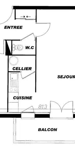 Appartement à louer 2 pièces 47.45m² - Photo 1