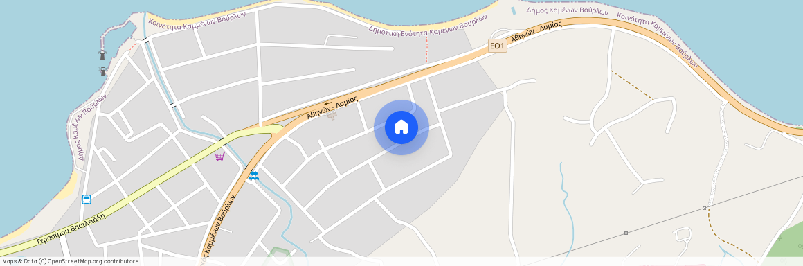 Καραϊσκάκη, 350 08 Καμένα Βούρλα, Κέντρο (Καμένα Βούρλα)