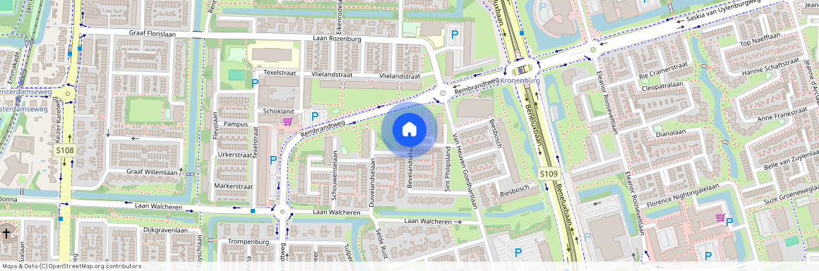 Vredeveldbuurt, 1181 JN, Bevelandselaan, Amstelveen