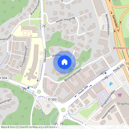 Skogslyckevägen, Hovås