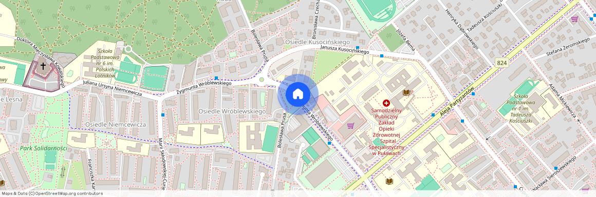 ul. Zygmunta Wróblewskiego, Puławy, puławski, lubelskie